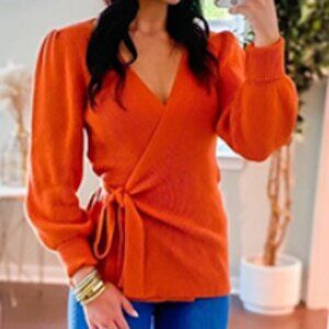 Tie Waist Sweater - Size XL